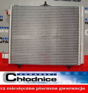 Chłodnica klimatyzacji Citroen C3 02-09- 1.0 1.2 1.1 1.4 1.6 